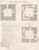 SURREY. Keep of Guildford Castle. DUGDALE 1845 old antique map plan chart