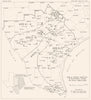 TEXAS. Public water supplies in Southern Texas and Areal Subdivisions 1944 map