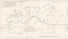 GEORGIA, US. Warm Springs; Pine Mountain drainage discharge 1934-35 1935 map