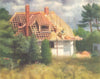 HAMPSHIRE. Thatching in Hampshire 1942 old vintage print picture