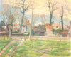 OXFORDSHIRE. Clifton Hampden, Oxfordshire 1942 old vintage print picture