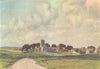 NORFOLK. Morston. A Norfolk village 1942 old vintage print picture