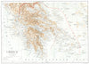GREECE. Greece(Modern) 1910 old antique vintage map plan chart