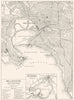 AUSTRALIA. Melbourne and Environs; Inset map of The Situation of Melbourne 1910