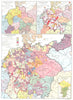 GERMANY.887-1137 Duchies;-1254 Empire;-1500;Dominions Ottakar 1251-1278 1910 map