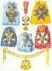 MEDALS. St Andrew-Russia;Golden Fleece-Spain;Black Eagle-Prussia;Annunziata 1910