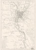 EGYPT. Cairo 1910 old antique vintage map plan chart
