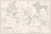 WORLD. Growth of the British Empire; Inset India; West Indies 1910 old map