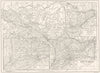 CANADA. Ontario; Inset Southern Ontario; South-Eastern Ontario 1910 old map