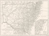 AUSTRALIA. New South Wales; Inset map of Environs of Sydney 1910 old