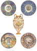 CERAMICS. Cafaggiolo. Faenza Casa Pirota;Urbino,Orazio Fontana;Gonzaga-Este 1910