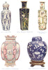 CHINESE CERAMICS. K'ang-hsi period. Black ground,Famille Verte; Ch'ien-lung 1910