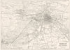 GERMANY. Berlin and Environs 1910 old antique vintage map plan chart