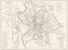 ROME. Plan of Ancient Rome 1910 old antique vintage map chart