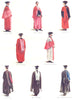 ROBES. Oxford Cambridge Trinity College Dublin. DCL DD Doctor Music LLD MA 1910