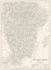 SWEDEN. Southern Sweden 1910 old antique vintage map plan chart