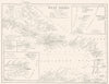 WEST INDIES.Caribbean Inset Barbados Dominica Trinidad St Lucia Grenada 1910 map