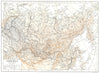 RUSSIA. Siberia. Russia in Asia 1910 old antique vintage map plan chart