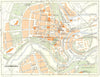 LUXEMBOURG. Luxemburg 1950 old vintage map plan chart