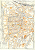 PADUA town/city plan. Italy 1960 old vintage map chart