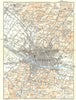 ITALY. Dintorni di Firenze. Carta dei dintorni di Firenze 1950 old vintage map