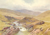 WALES. The Wye, near its source, under Plynlimon 1911 old antique print