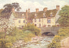 WALES. The three cocks Inn, near the Hay 1911 old antique print picture