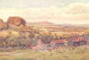 HEREFORDSHIRE. Valley of the Wye, at Bredwardine 1911 old antique print