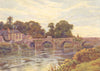 WALES. Wilton Bridge, near Ross 1911 old antique vintage print picture