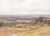 GLOUCESTERSHIRE. The Severn, near Cam, Gloucestershire 1908 old antique print