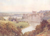 WALES. Chepstow with Wye and Severn 1908 old antique vintage print picture