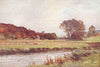 DERBYSHIRE. The Wye, Haddon hall, Derbyshire 1908 old antique print picture