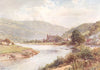 WALES. The Wye, Tintern, Monmouthshire 1908 old antique vintage print picture