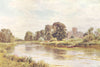HAMPSHIRE. The Itchen, St Cross, Winchester 1908 old antique print picture