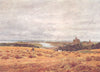 NORTHUMBERLAND. The Coquet, and Warkworth Castle, Northumberland 1908 print