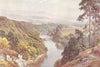 CUMBRIA. The Eden, near Lazonby, Cumberland 1908 old antique print picture