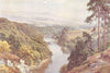 CUMBRIA. The Eden, near Lazonby, Cumberland 1908 old antique print picture
