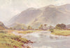 CUMBRIA. The Derwent, Grange, Borrowdale 1908 old antique print picture