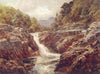 CUMBRIA. Skelwith Force, near Ambleside, Westmorland 1908 old antique print