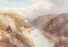 GLOUCESTERSHIRE. The Avon at Clifton 1908 old antique vintage print picture