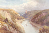 GLOUCESTERSHIRE. The Avon at Clifton 1908 old antique vintage print picture