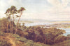 DEVON. The Hamoaze, Devonport, from Mount Edgcumbe 1908 old antique print