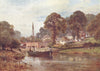 DEVON. The Exe, Countess Weir, Devon 1908 old antique vintage print picture