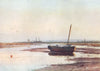 DEVON. The Exe, Topsham, Devon 1908 old antique vintage print picture