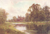 BERKSHIRE. The Thames, Eton 1908 old antique vintage print picture