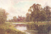 BERKSHIRE. The Thames, Eton 1908 old antique vintage print picture