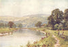 SUSSEX. The Arun, Amberley, Sussex 1908 old antique vintage print picture