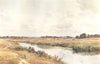 SUSSEX. The Ouse, near Lewes, Sussex 1908 old antique vintage print picture