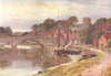 KENT. The Medway, Aylesford, Kent 1908 old antique vintage print picture