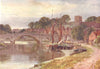 KENT. The Medway, Aylesford, Kent 1908 old antique vintage print picture